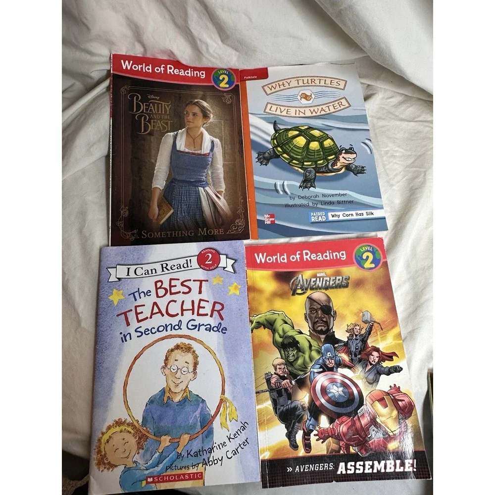 Children's Early Reader Book Lot Level 1-3 Thomas Trolls Avengers Pokémon + More